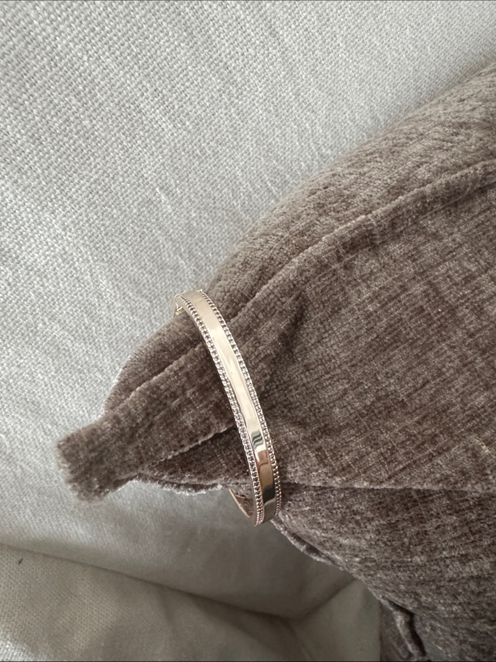 Electric picks silver and stone cuff bracelet